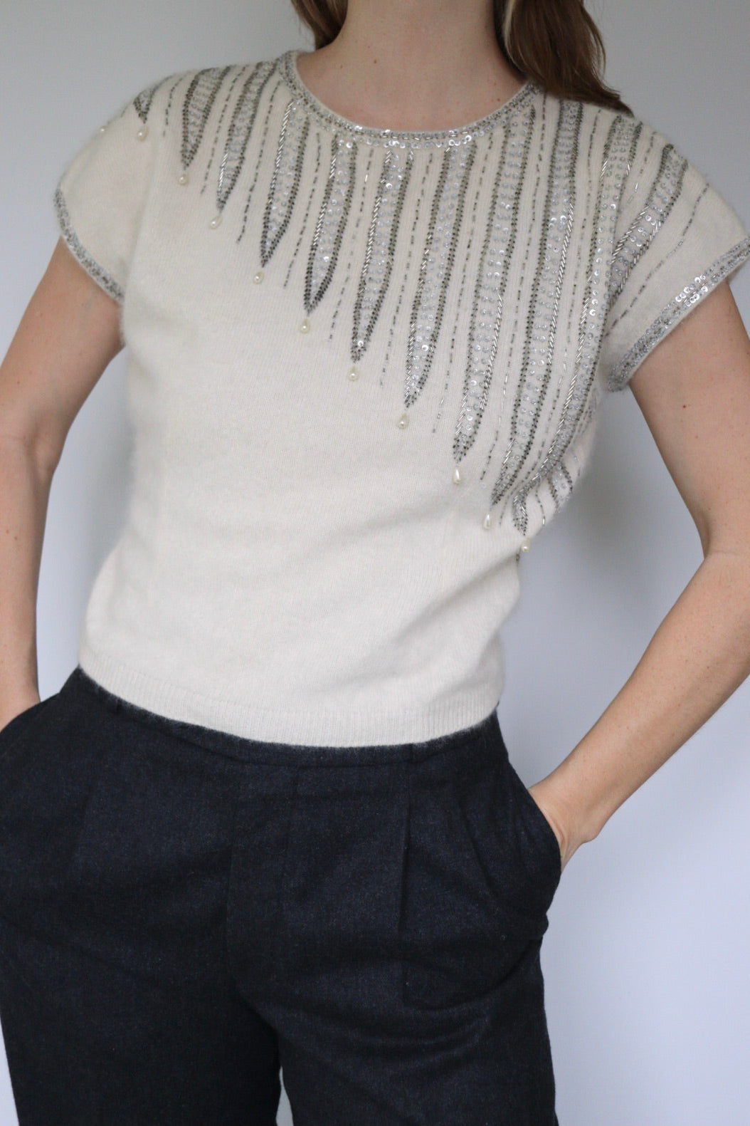 The Ice Cacharel - sequin top - S up to M