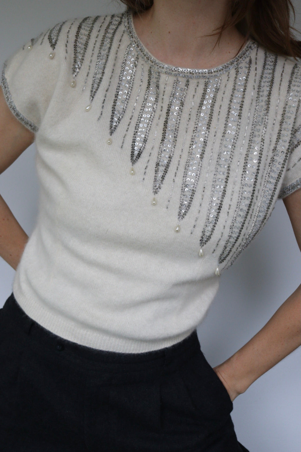 The Ice Cacharel - sequin top - S up to M