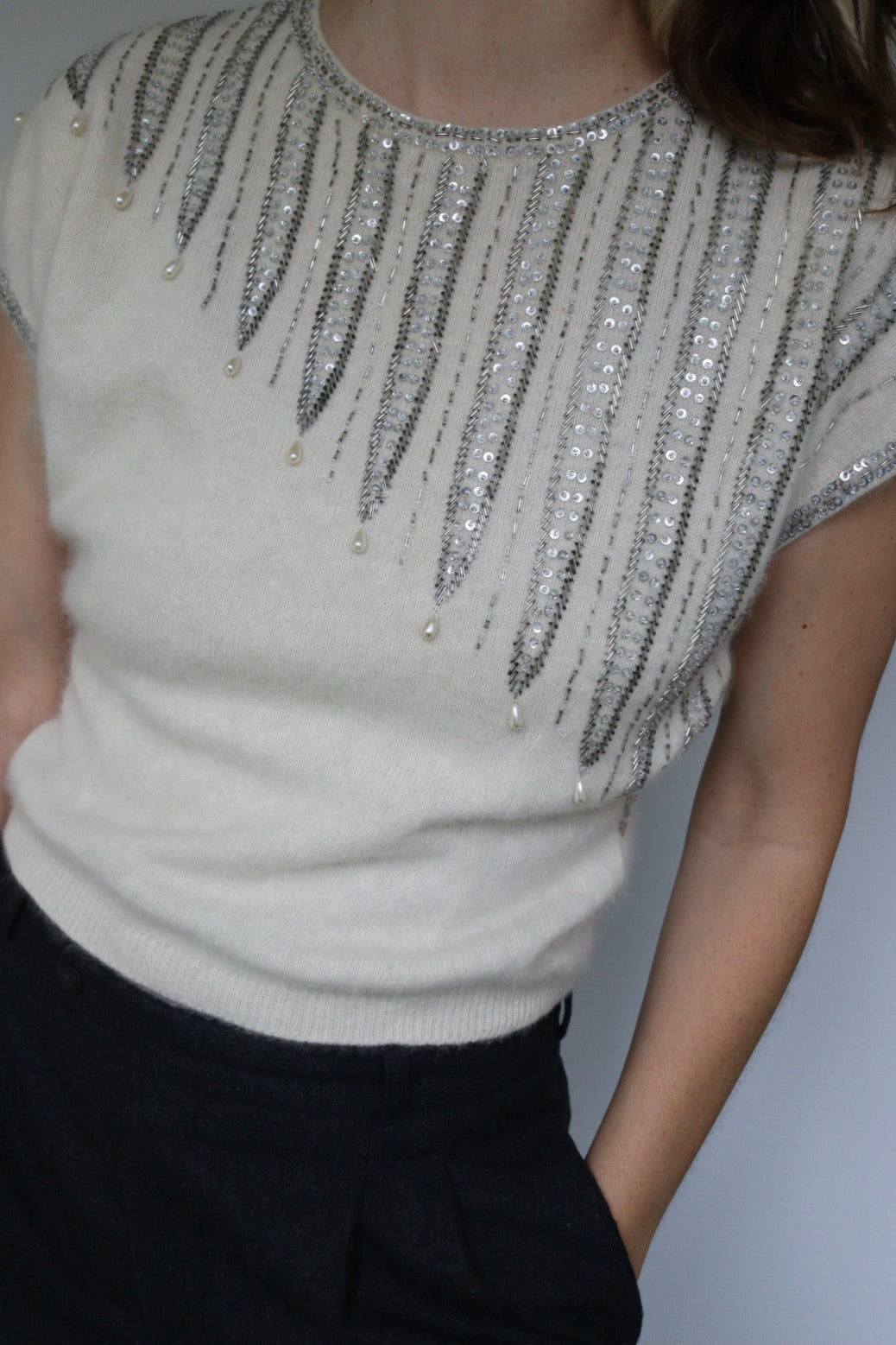 The Ice Cacharel - sequin top - S up to M