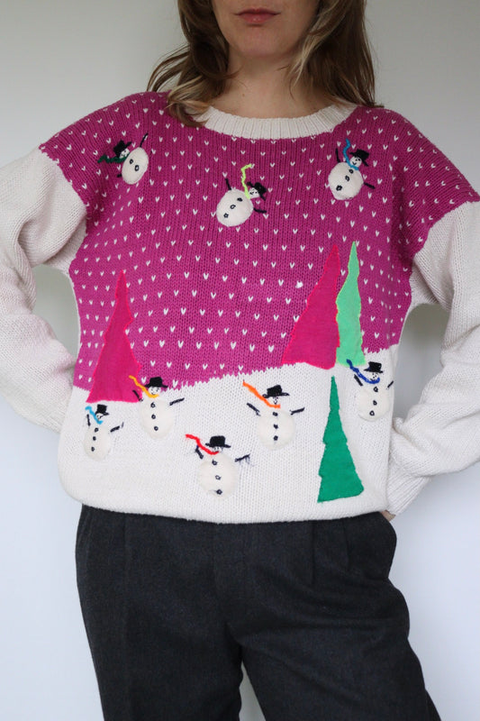 The Snowman Party - sweater - S up to M/L