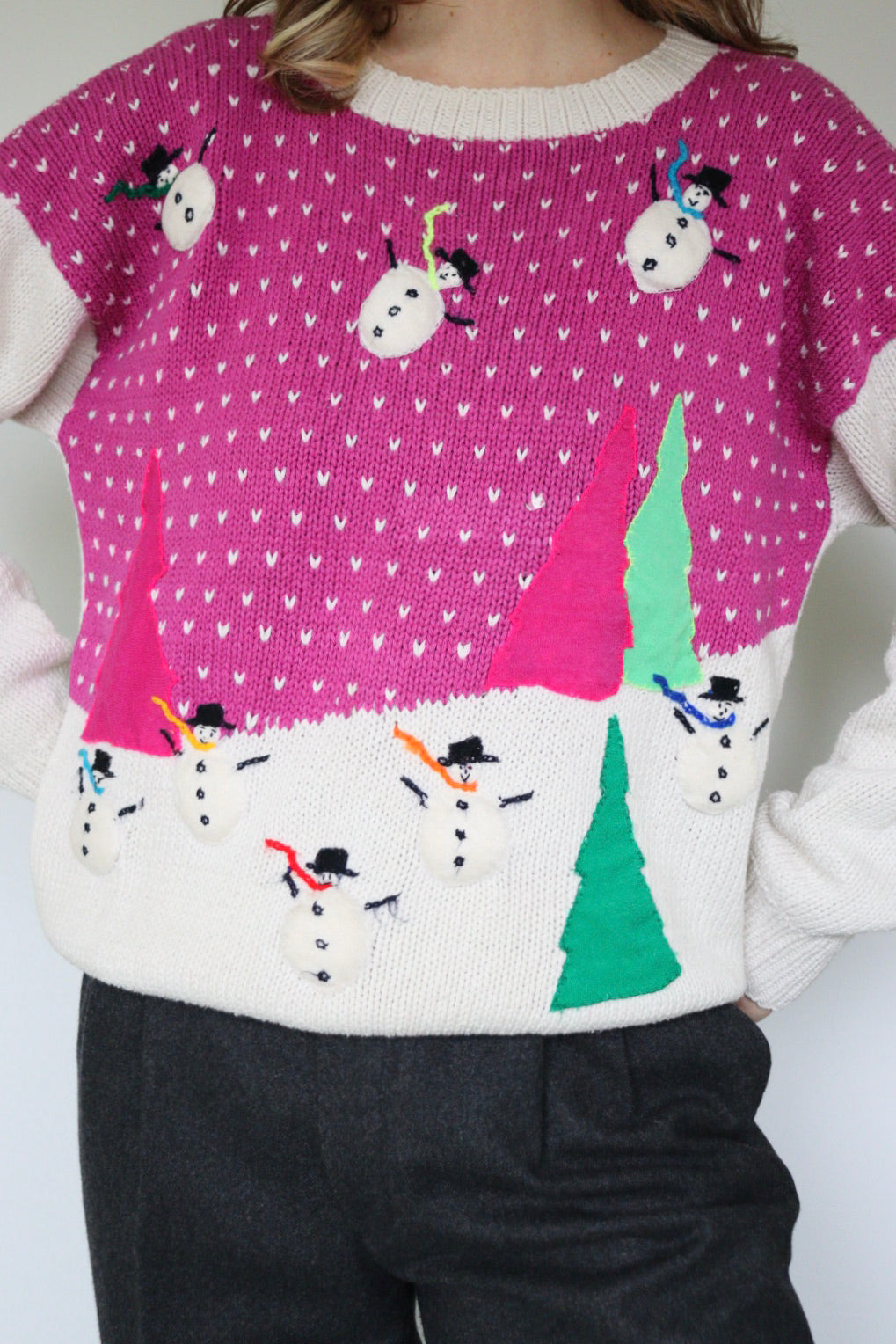 The Snowman Party - sweater - S up to M/L