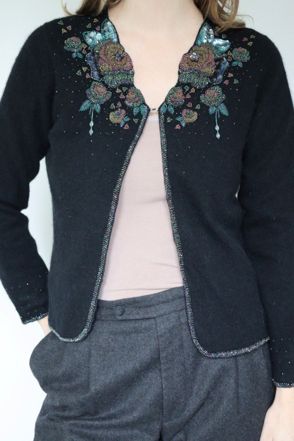 The Floral Spark - cardigan - S up to M