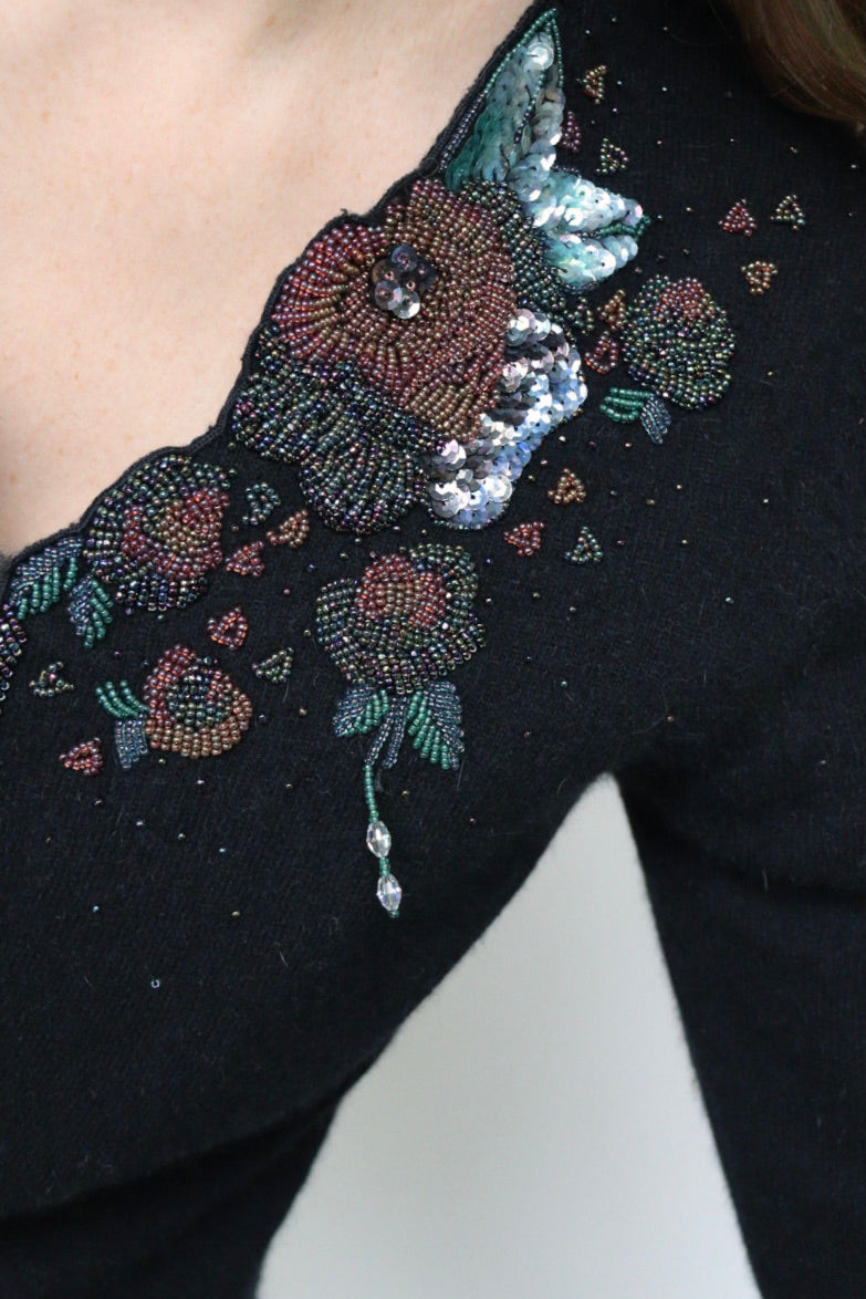 The Floral Spark - cardigan - S up to M