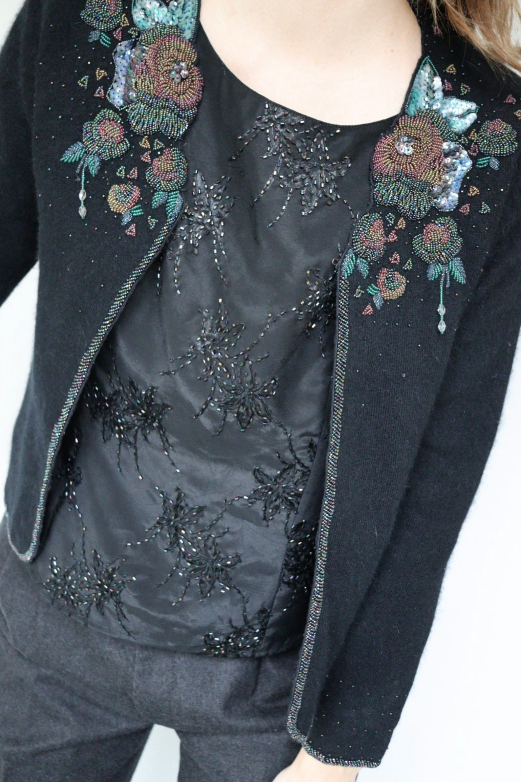 The Floral Spark - cardigan - S up to M