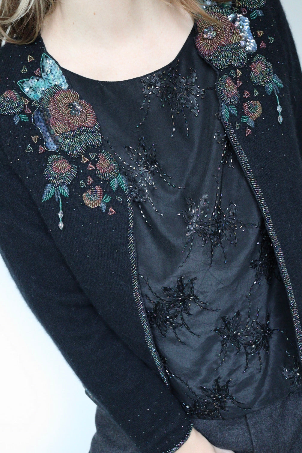 The Floral Spark - cardigan - S up to M