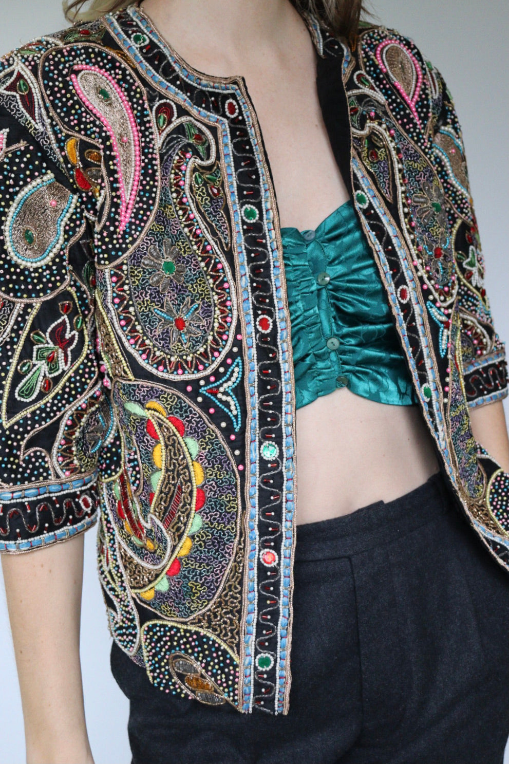 The Bold & Beaded - jacket - S up to M/L