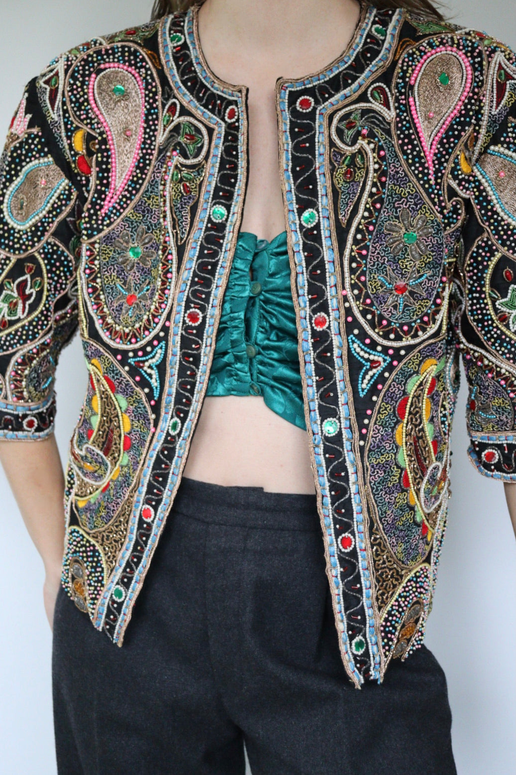 The Bold & Beaded - jacket - S up to M/L