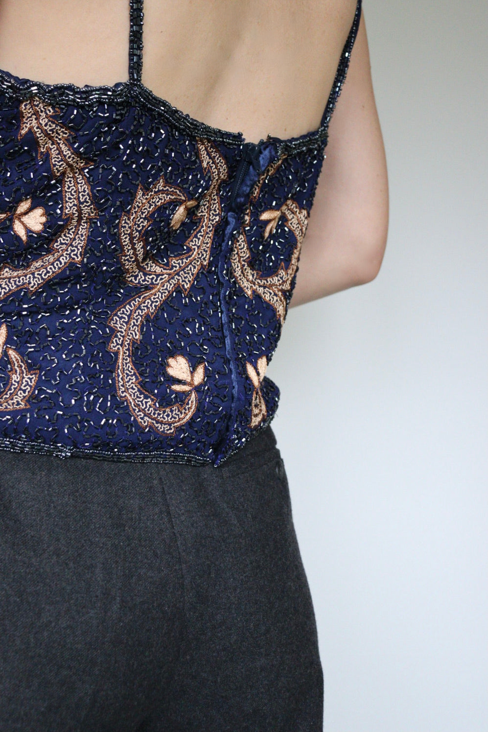 The Baroque Spark - sequin top - M up to L