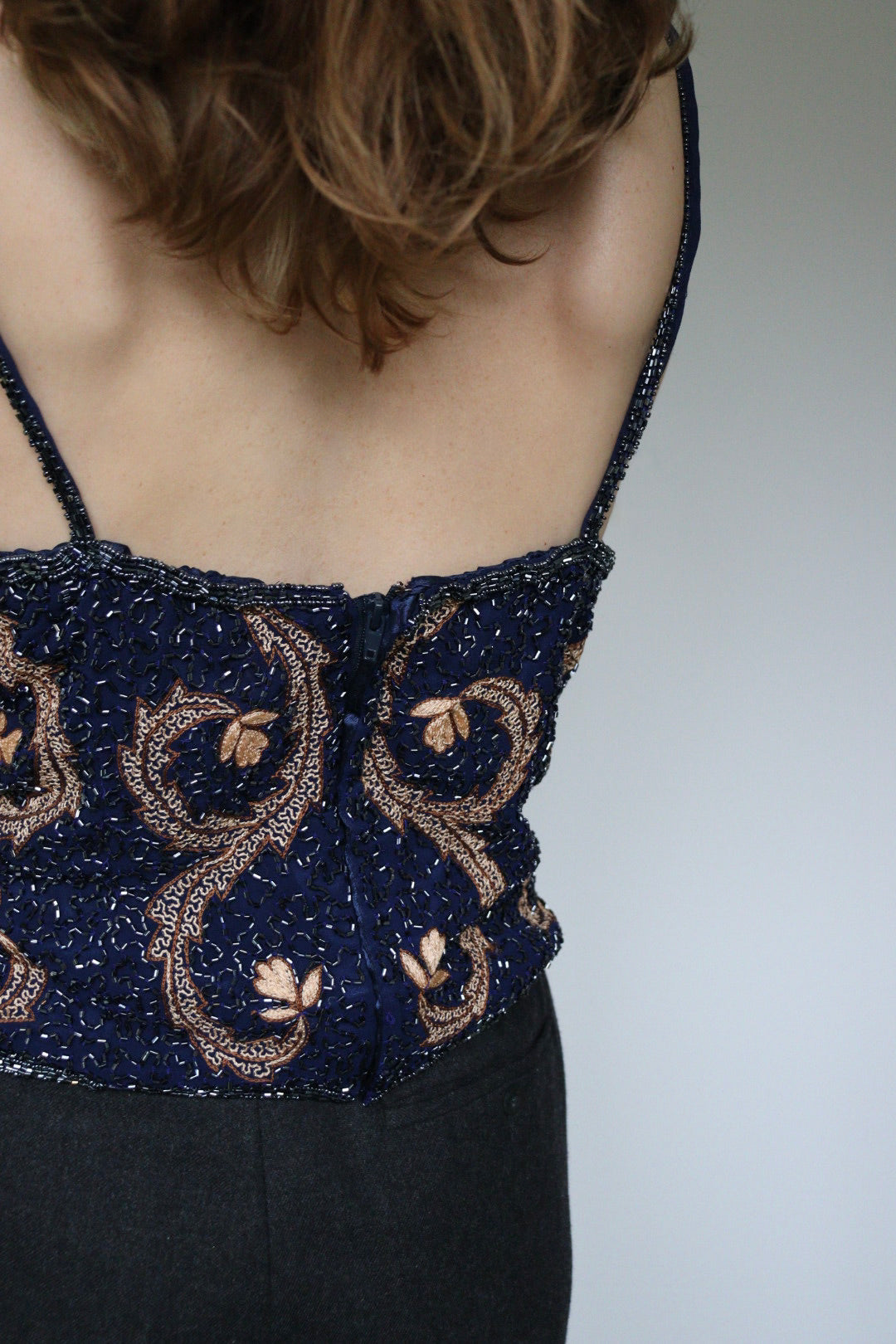 The Baroque Spark - sequin top - M up to L