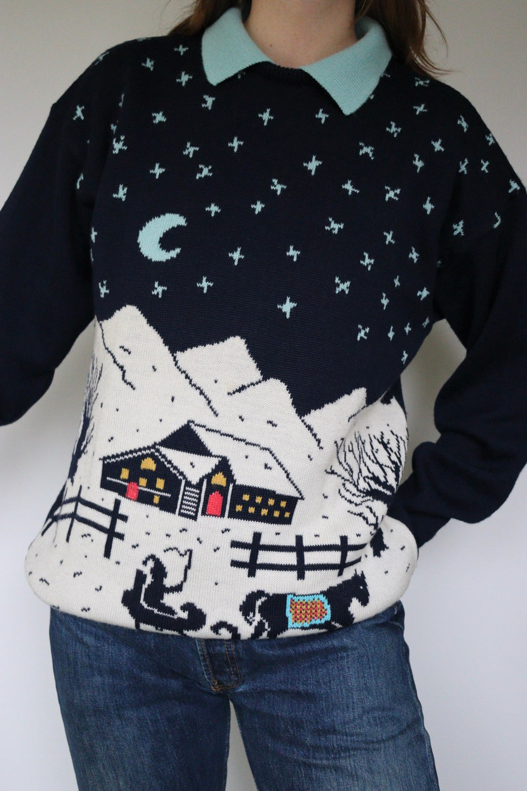 The Snowy Landscape - sweater - S up to L