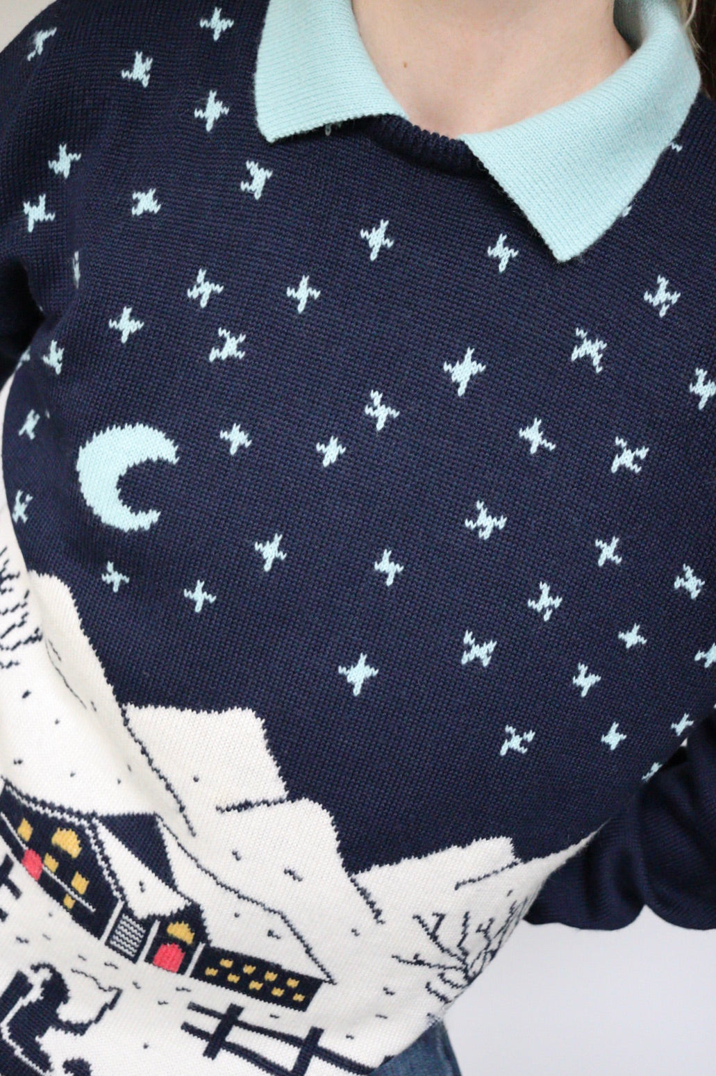 The Snowy Landscape - sweater - S up to L