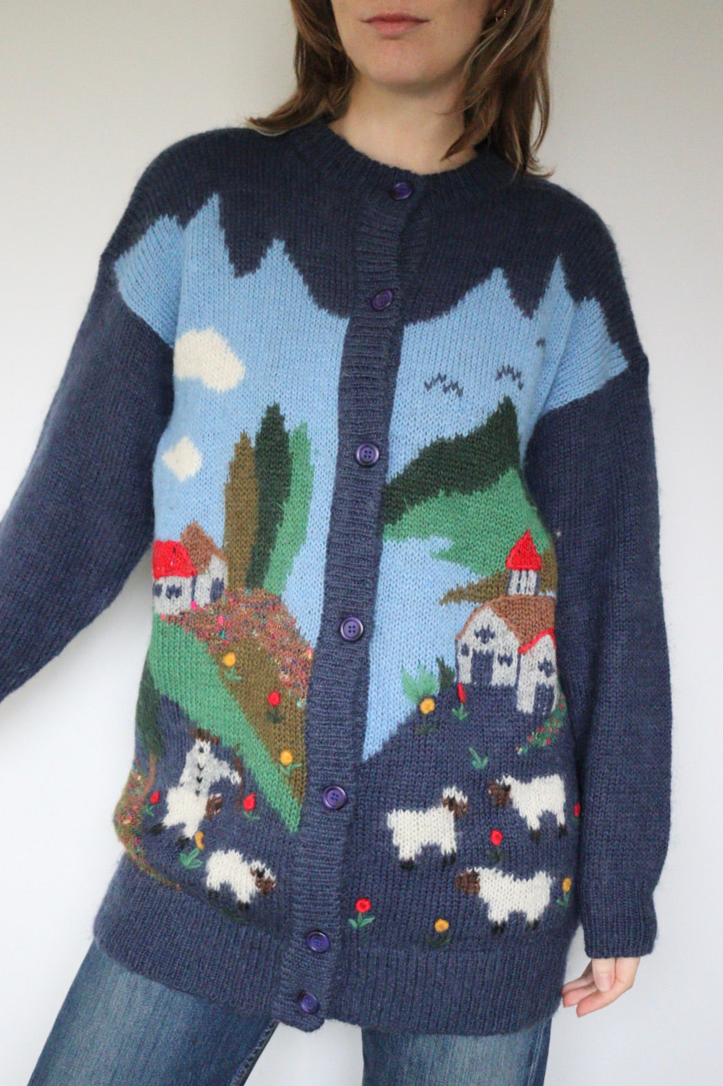 The Cosy Landscape - cardigan - S up to L