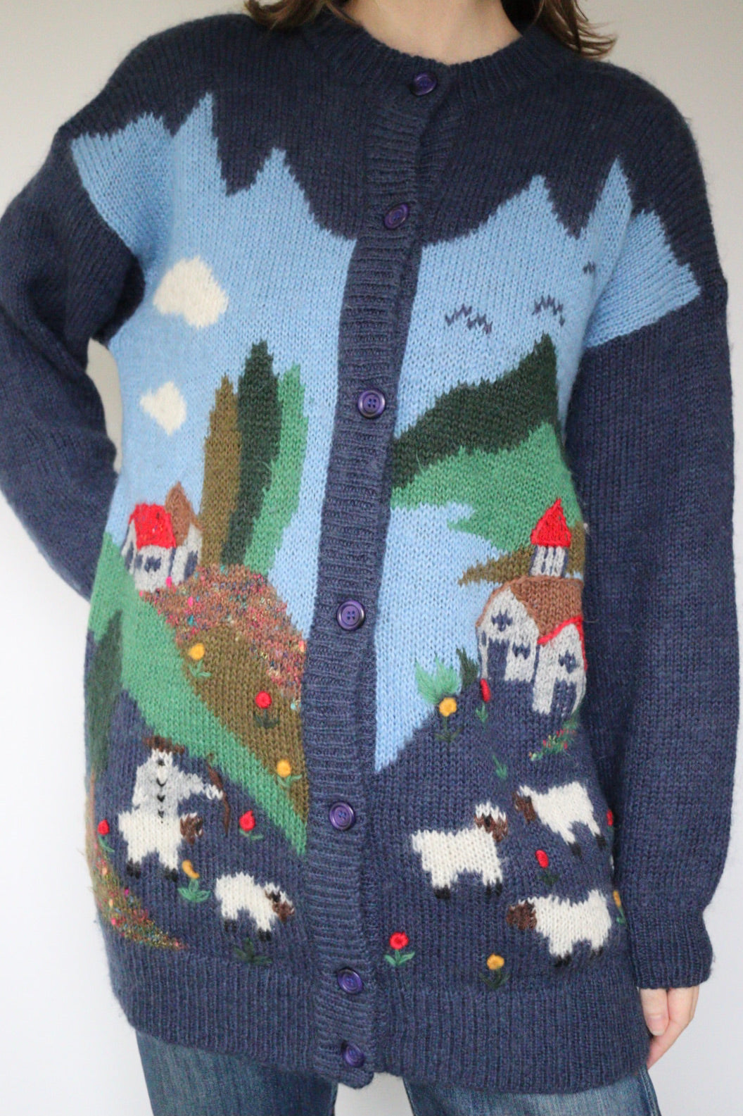 The Cosy Landscape - cardigan - S up to L