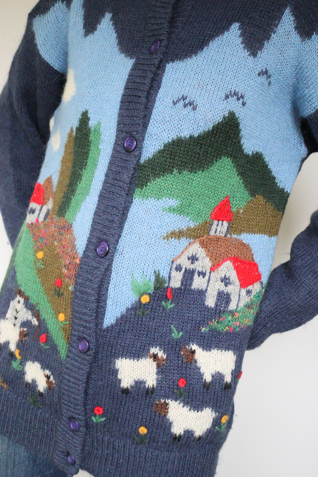 The Cosy Landscape - cardigan - S up to L