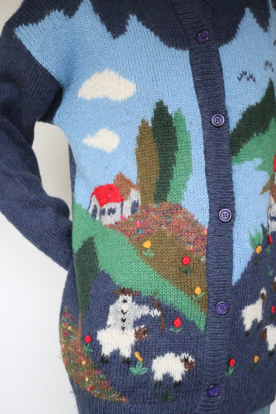 The Cosy Landscape - cardigan - S up to L