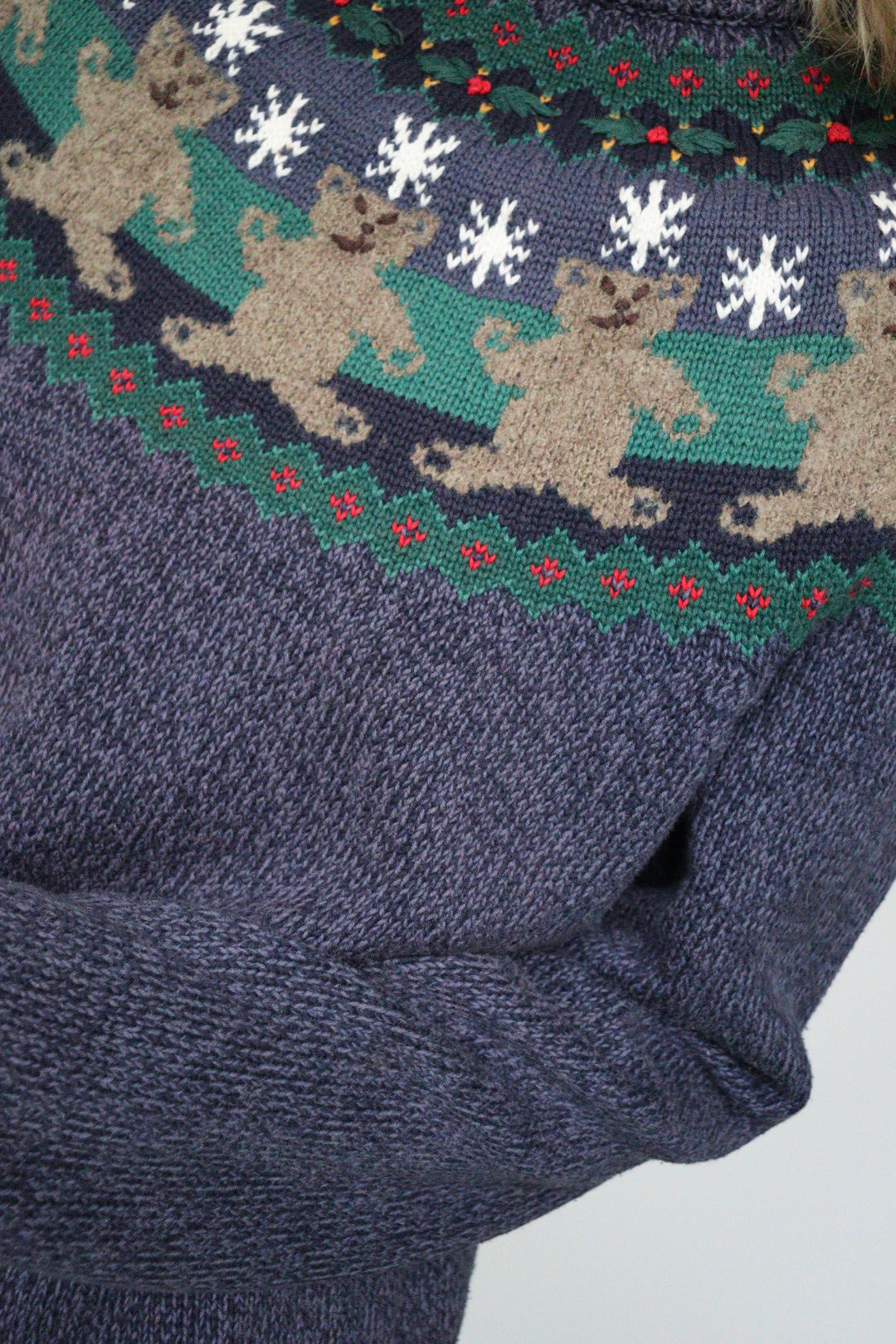 The Snowy Bears - sweater - S up to M/L