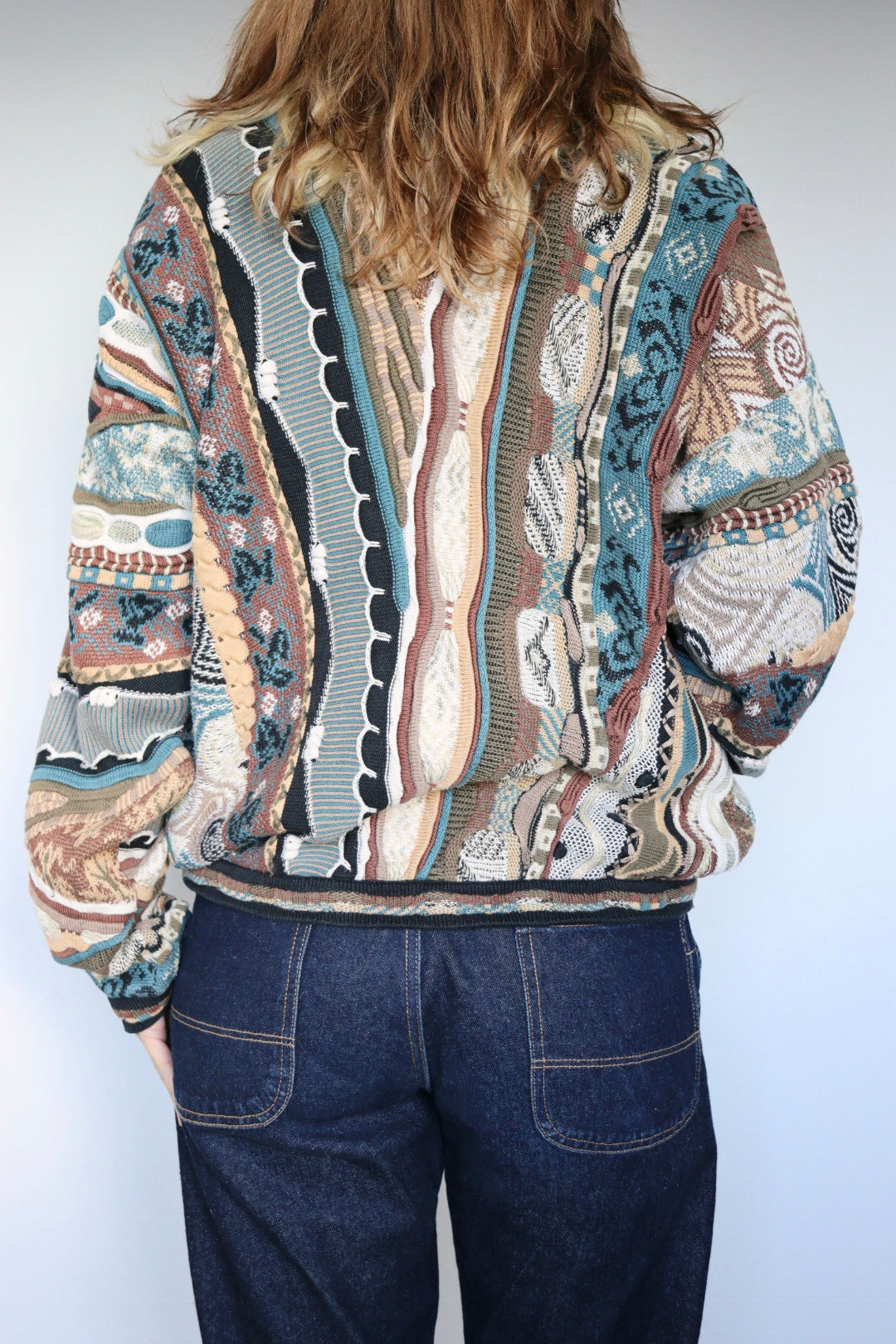 The 3D Earth - vintage Tundra knitted sweater - S up to XL