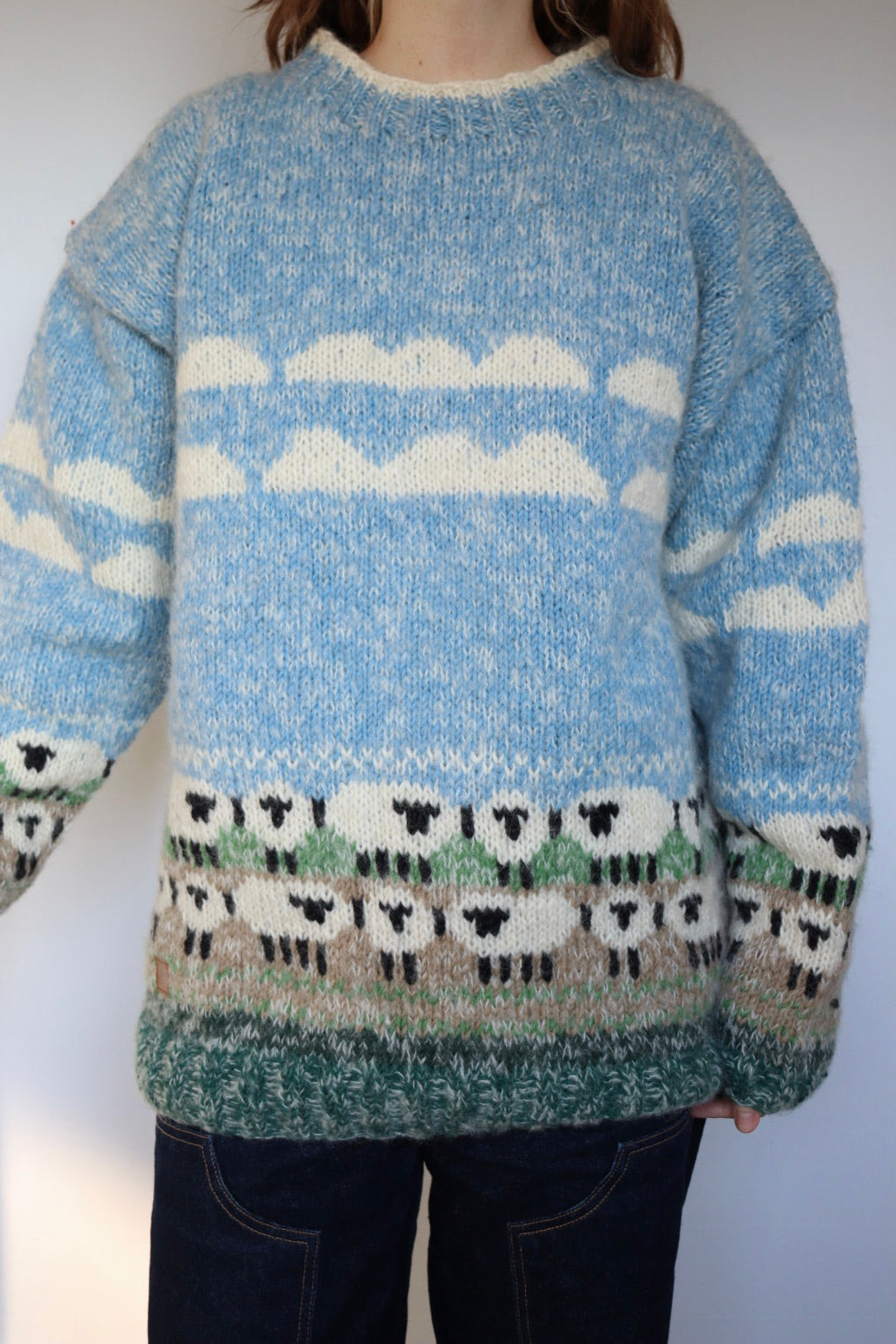 The Sheeps & Clouds - preloved Pachamama sweater - S up to XL