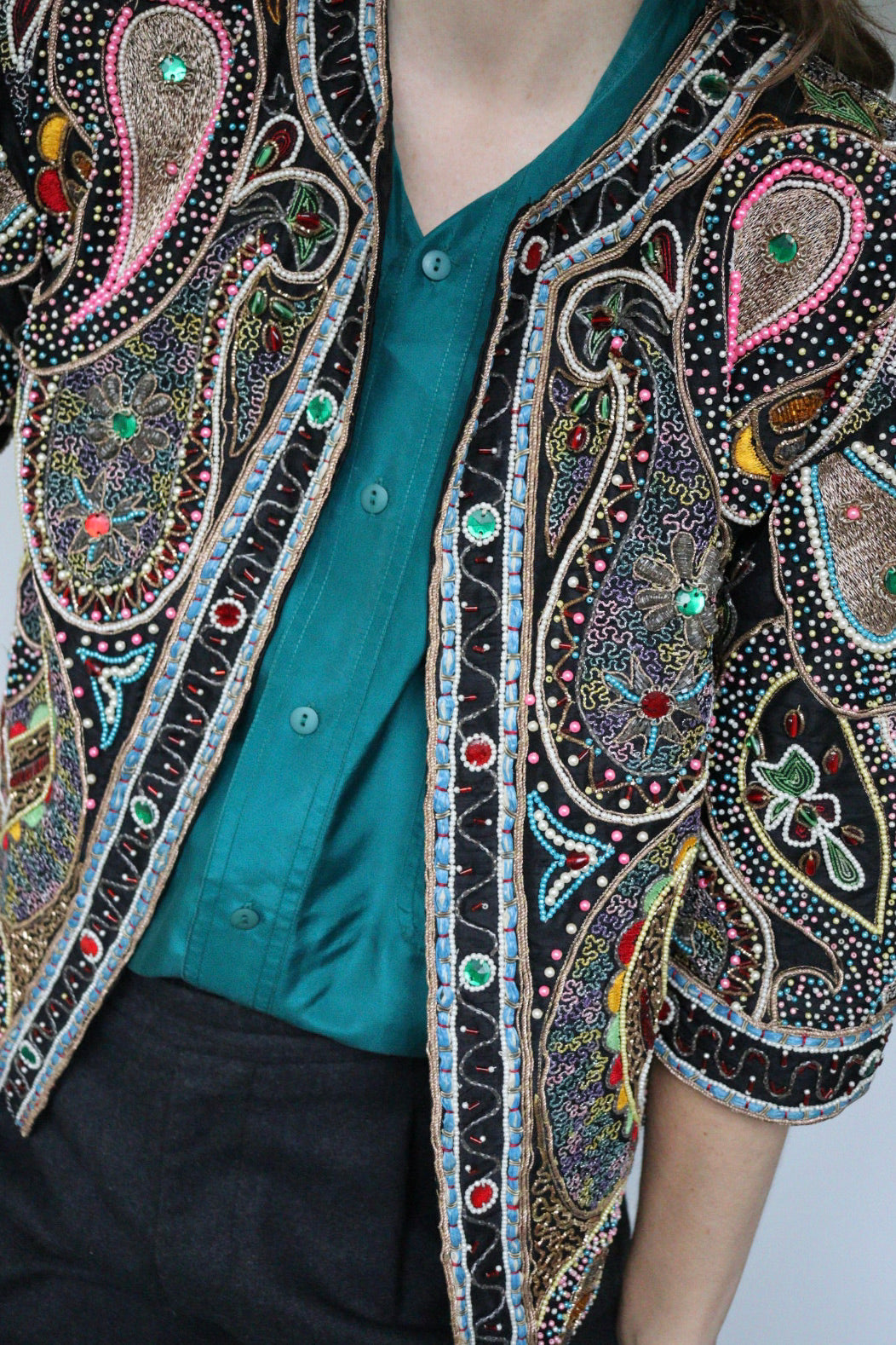 The Bold & Beaded - jacket - S up to M/L