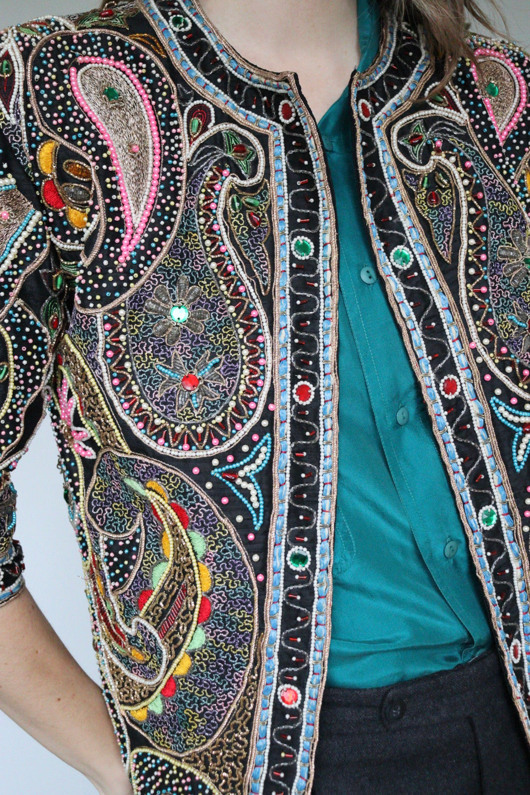 The Bold & Beaded - jacket - S up to M/L