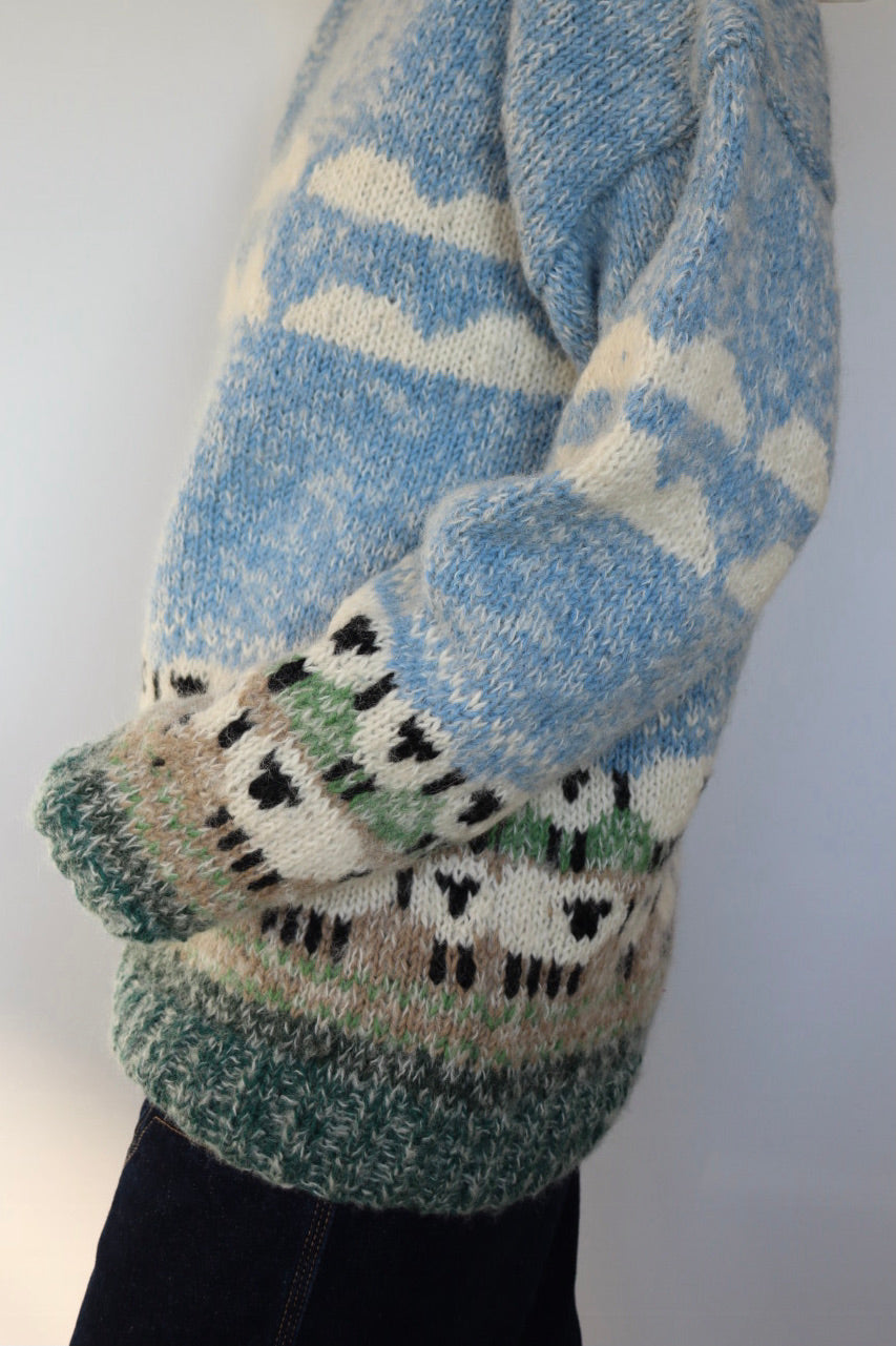 The Sheeps & Clouds - preloved Pachamama sweater - S up to XL