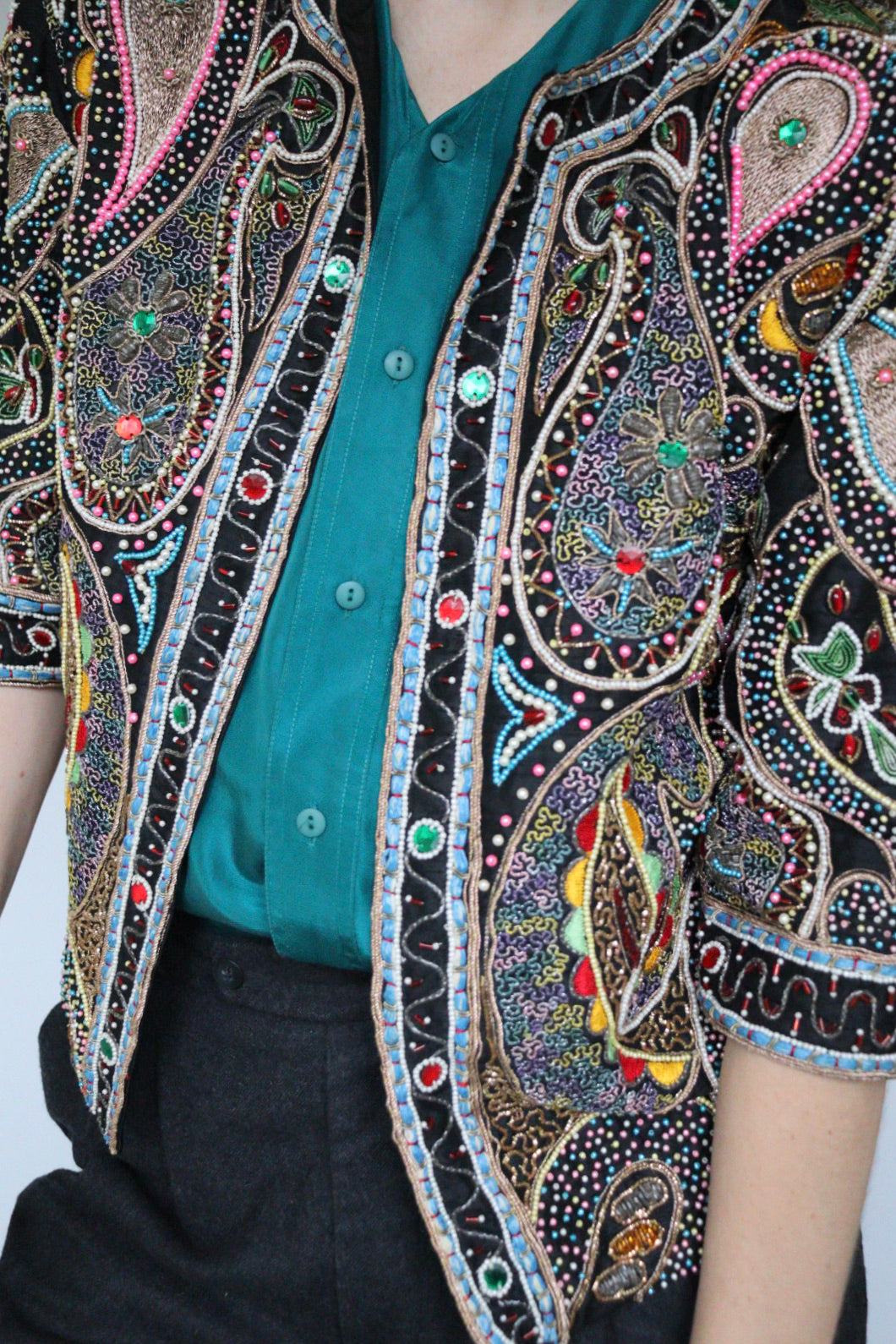 The Bold & Beaded - jacket - S up to M/L