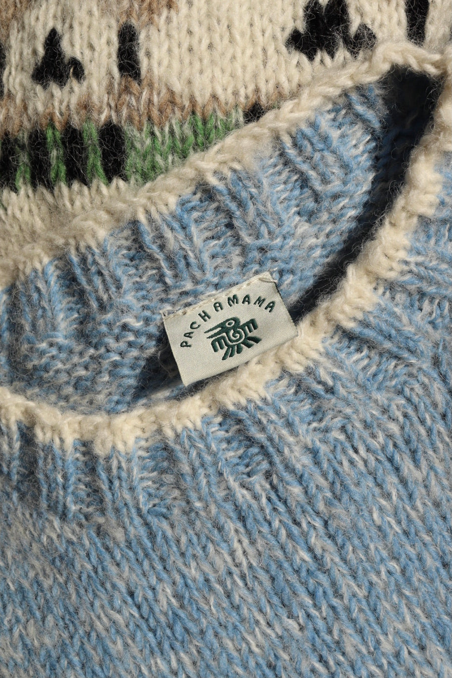 The Sheeps & Clouds - preloved Pachamama sweater - S up to XL