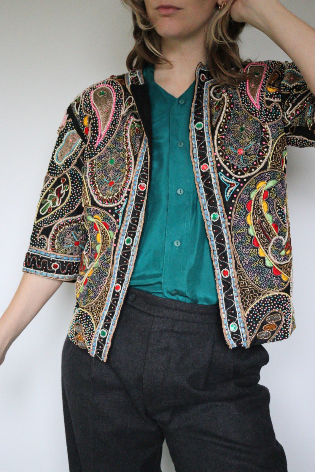The Bold & Beaded - jacket - S up to M/L