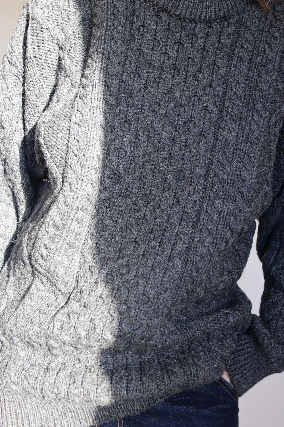 The McCullen Aran - vintage Aran Crafts sweater - S up to XL