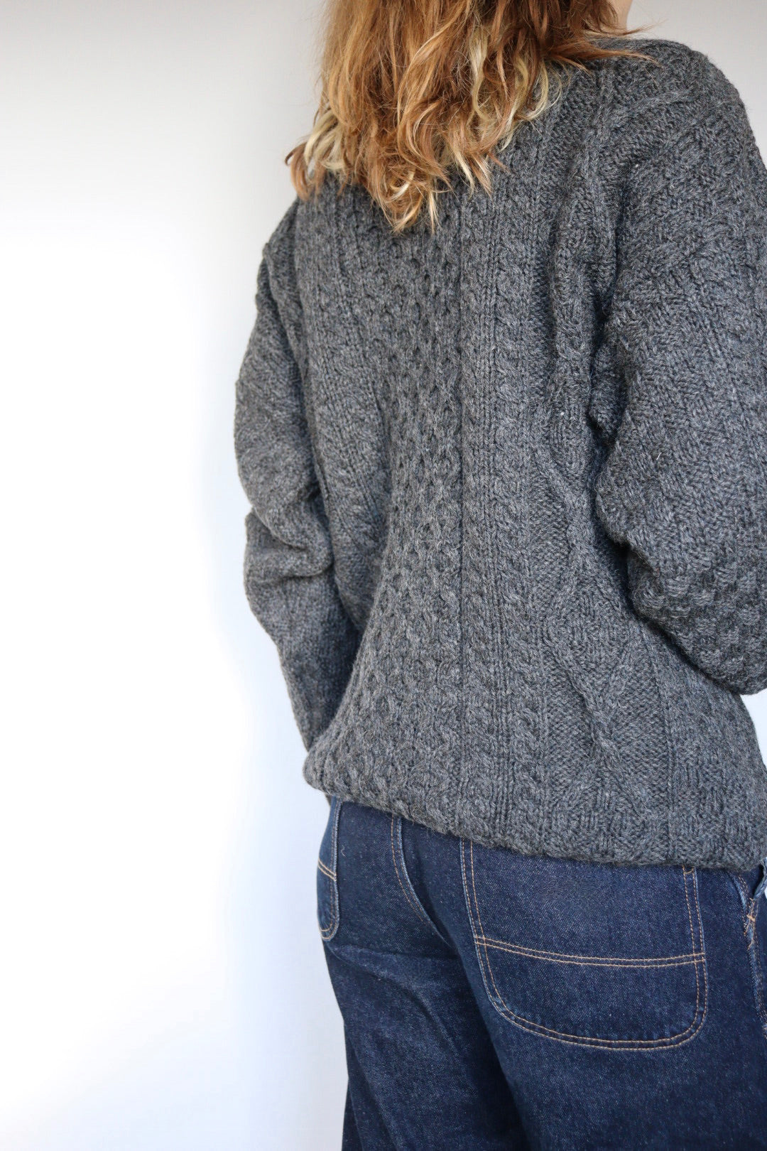 The McCullen Aran - vintage Aran Crafts sweater - S up to XL