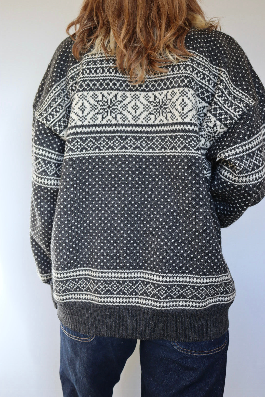 The Classic Nordic - vintage Norwegian / Scandinavian cardigan - S up to L/XL