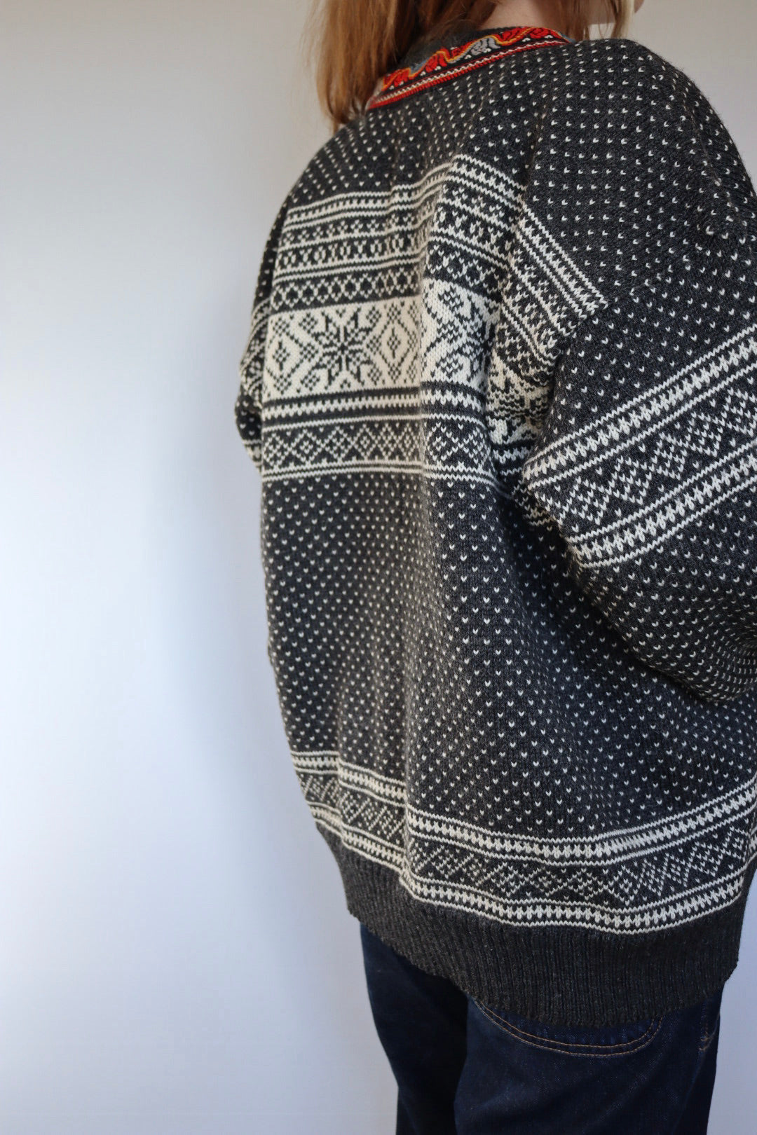 The Classic Nordic - vintage Norwegian / Scandinavian cardigan - S up to L/XL