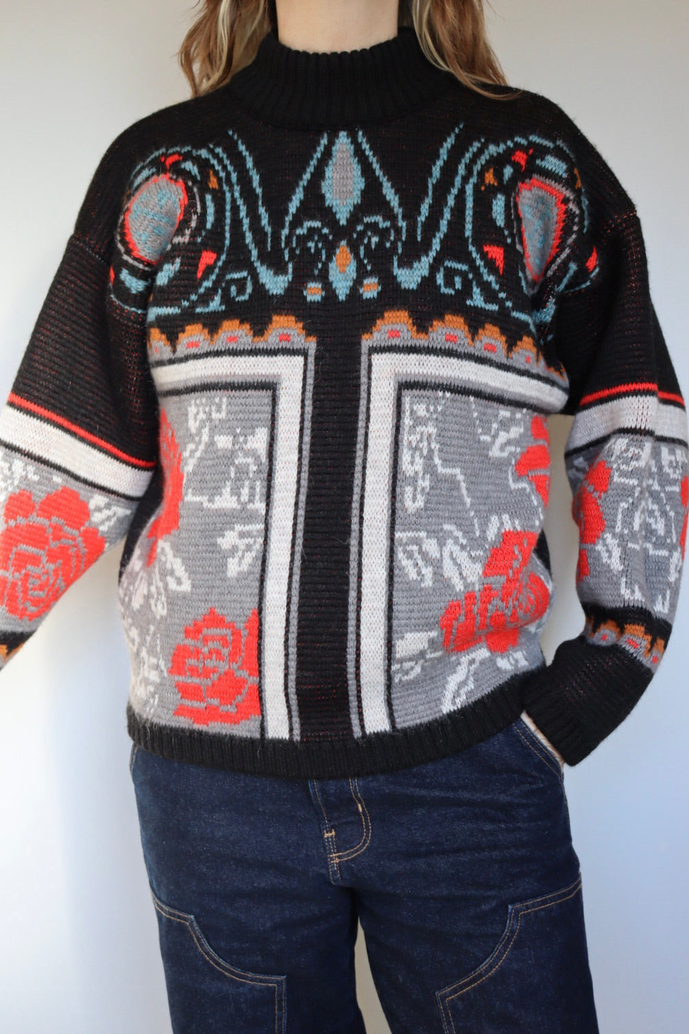 The 90's Forever - vintage Oxbow Pohono sweater - S up to L