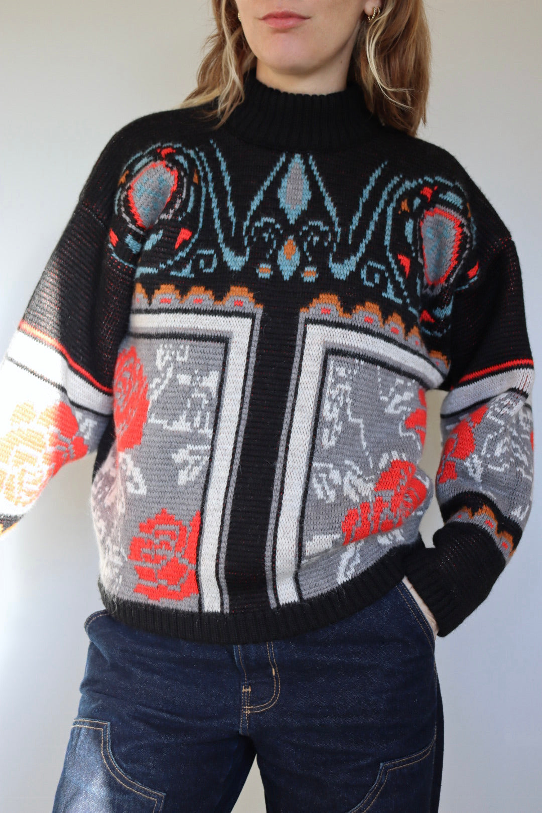 The 90's Forever - vintage Oxbow Pohono sweater - S up to L