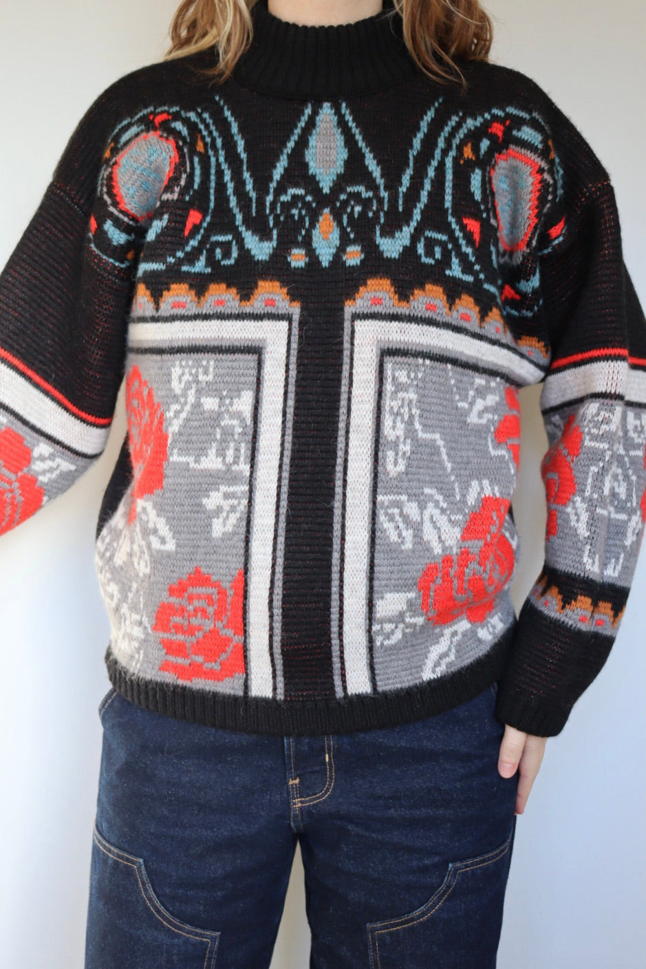 The 90's Forever - vintage Oxbow Pohono sweater - S up to L