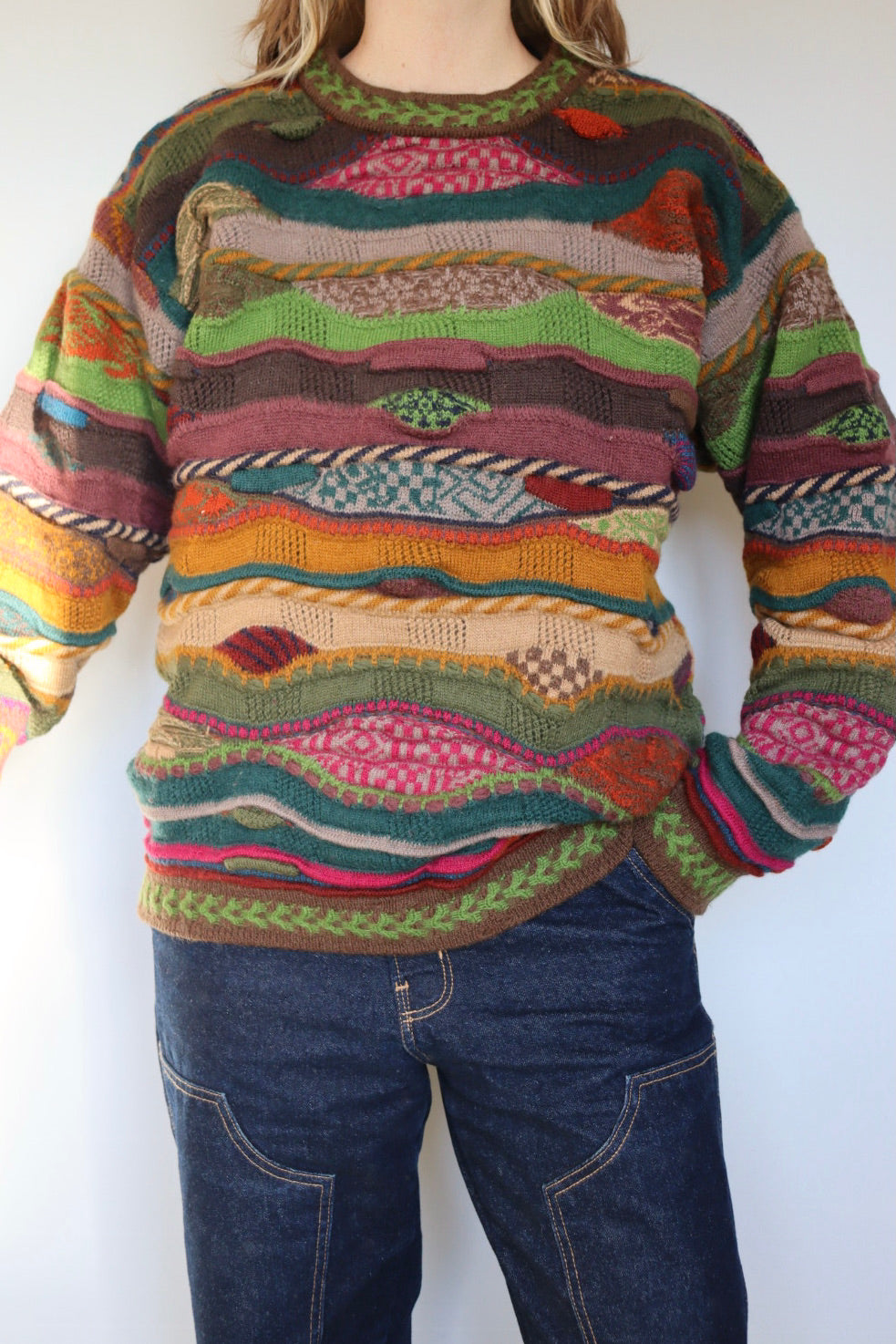 The 3D Coogi - vintage COOGI sweater - S up to L/XL