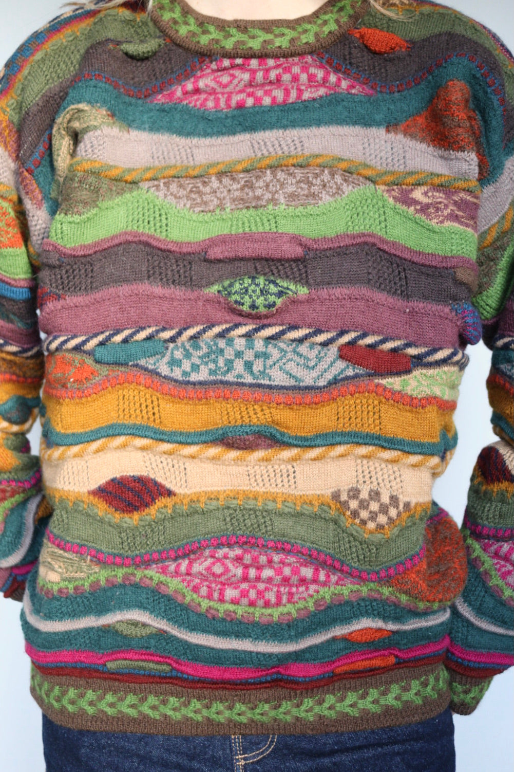 The 3D Coogi - vintage COOGI sweater - S up to L/XL