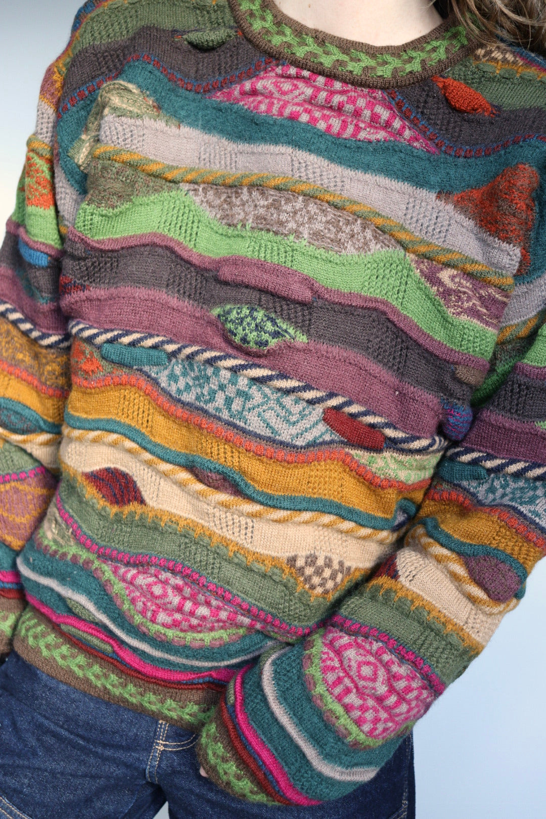 The 3D Coogi - vintage COOGI sweater - S up to L/XL