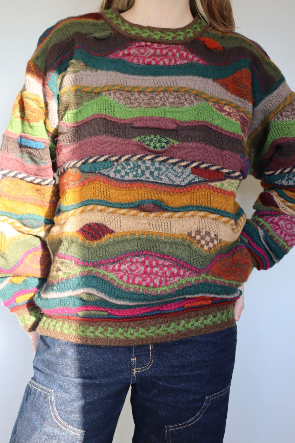 The 3D Coogi - vintage COOGI sweater - S up to L/XL