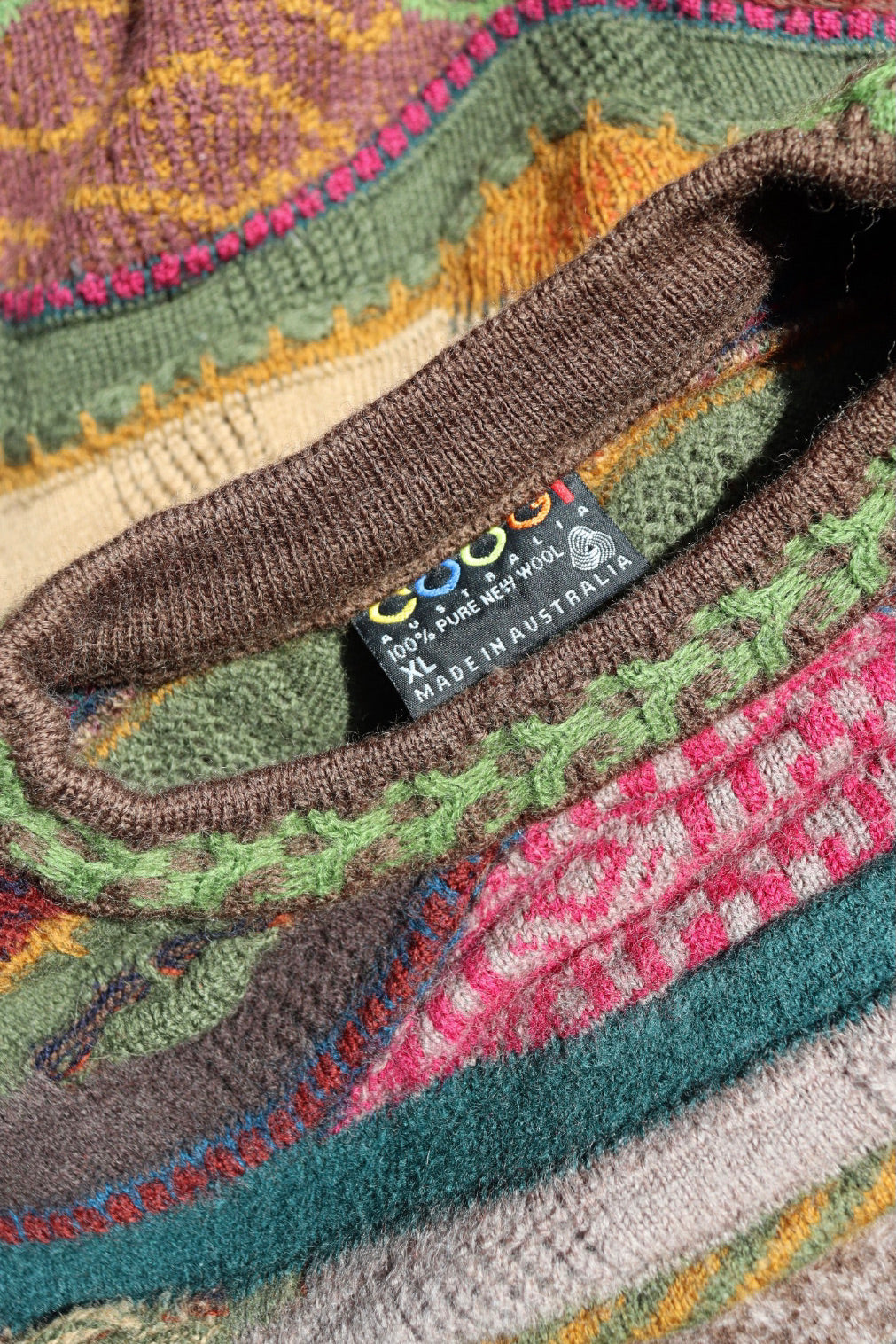 The 3D Coogi - vintage COOGI sweater - S up to L/XL