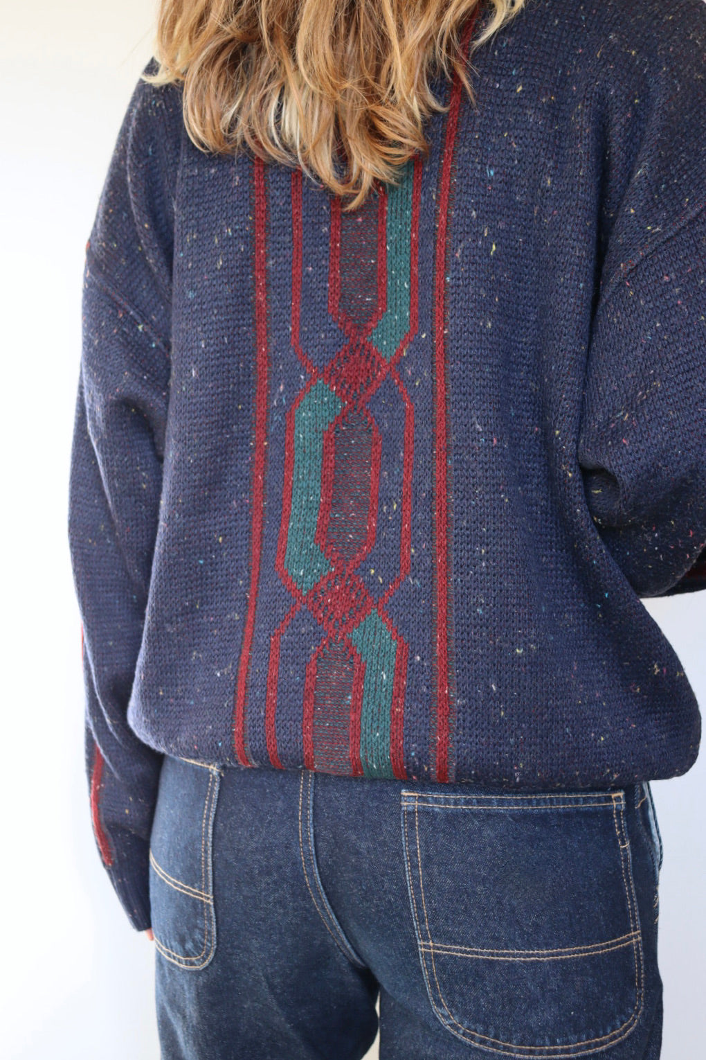The Cool Squiggle - vintage Carlo Colucci sweater - S up to L