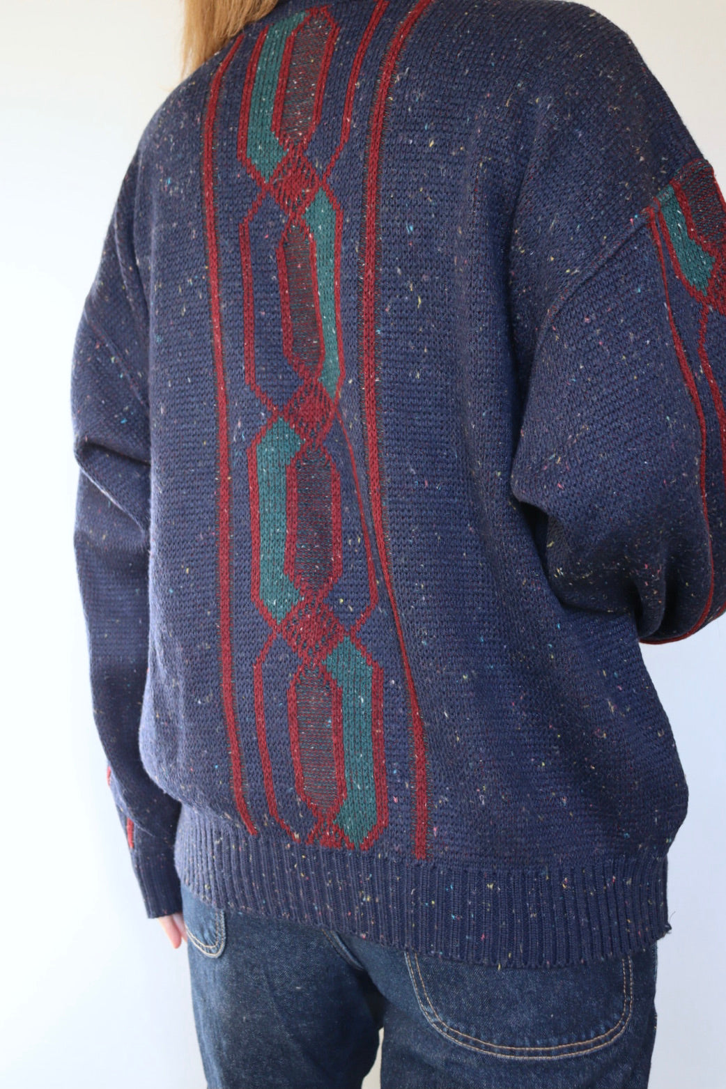 The Cool Squiggle - vintage Carlo Colucci sweater - S up to L