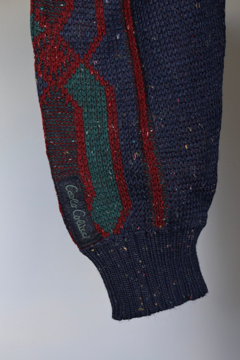 The Cool Squiggle - vintage Carlo Colucci sweater - S up to L