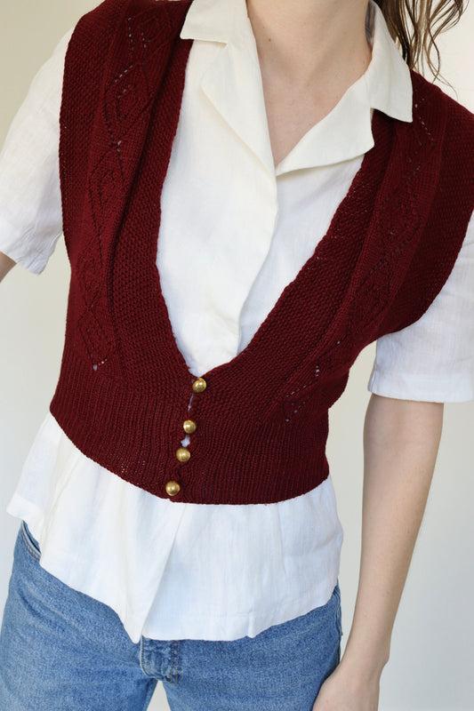 The Cherry Gold - vest / waistcoat - XS up to S