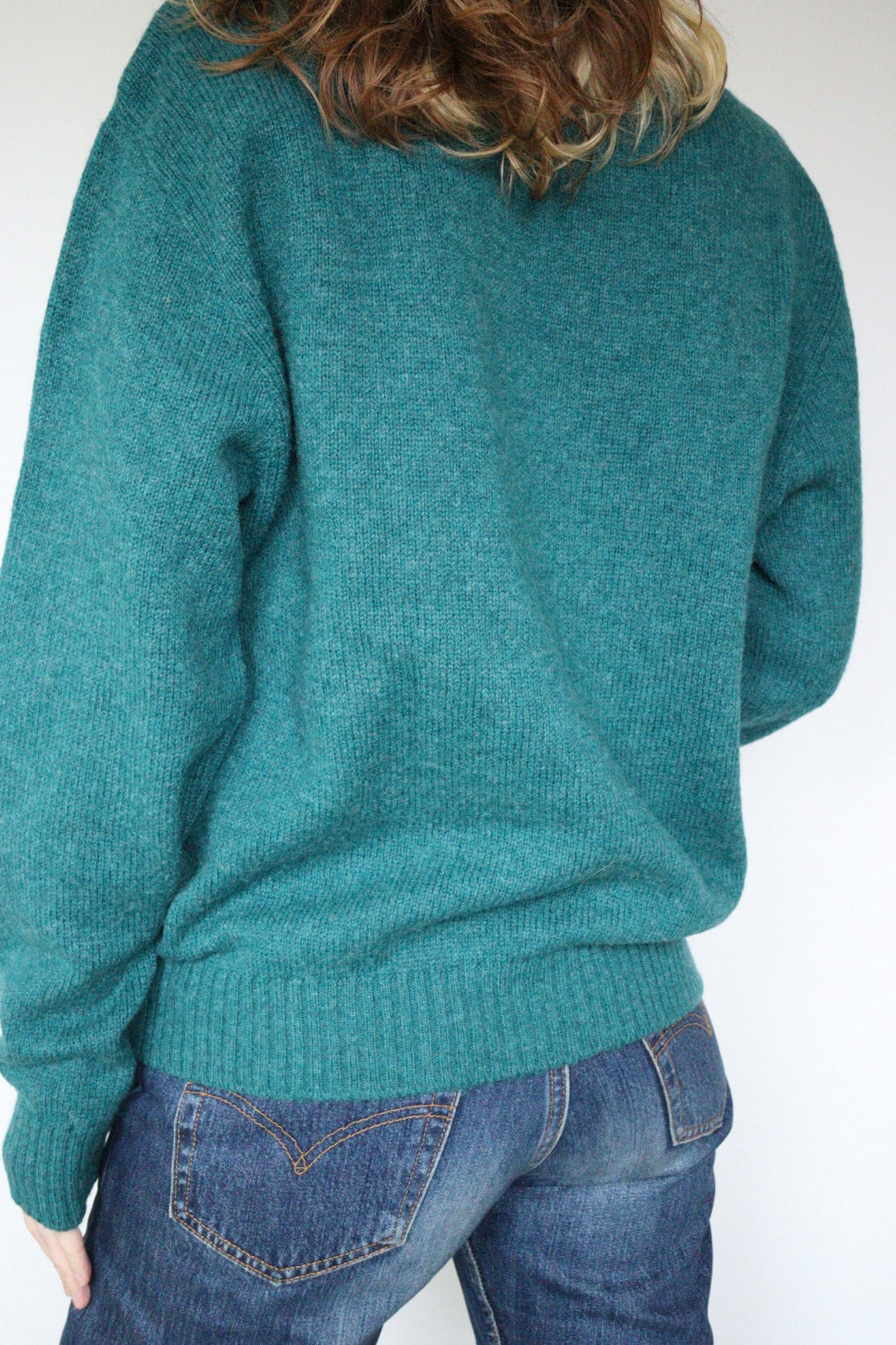 The Duck Duo - vintage wool sweater - S up to L