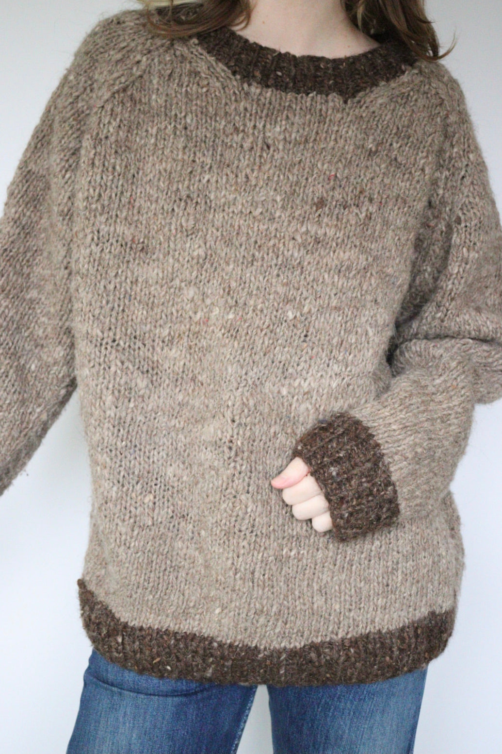 The Chunky Knit - vintage knitted sweater - S up to XL