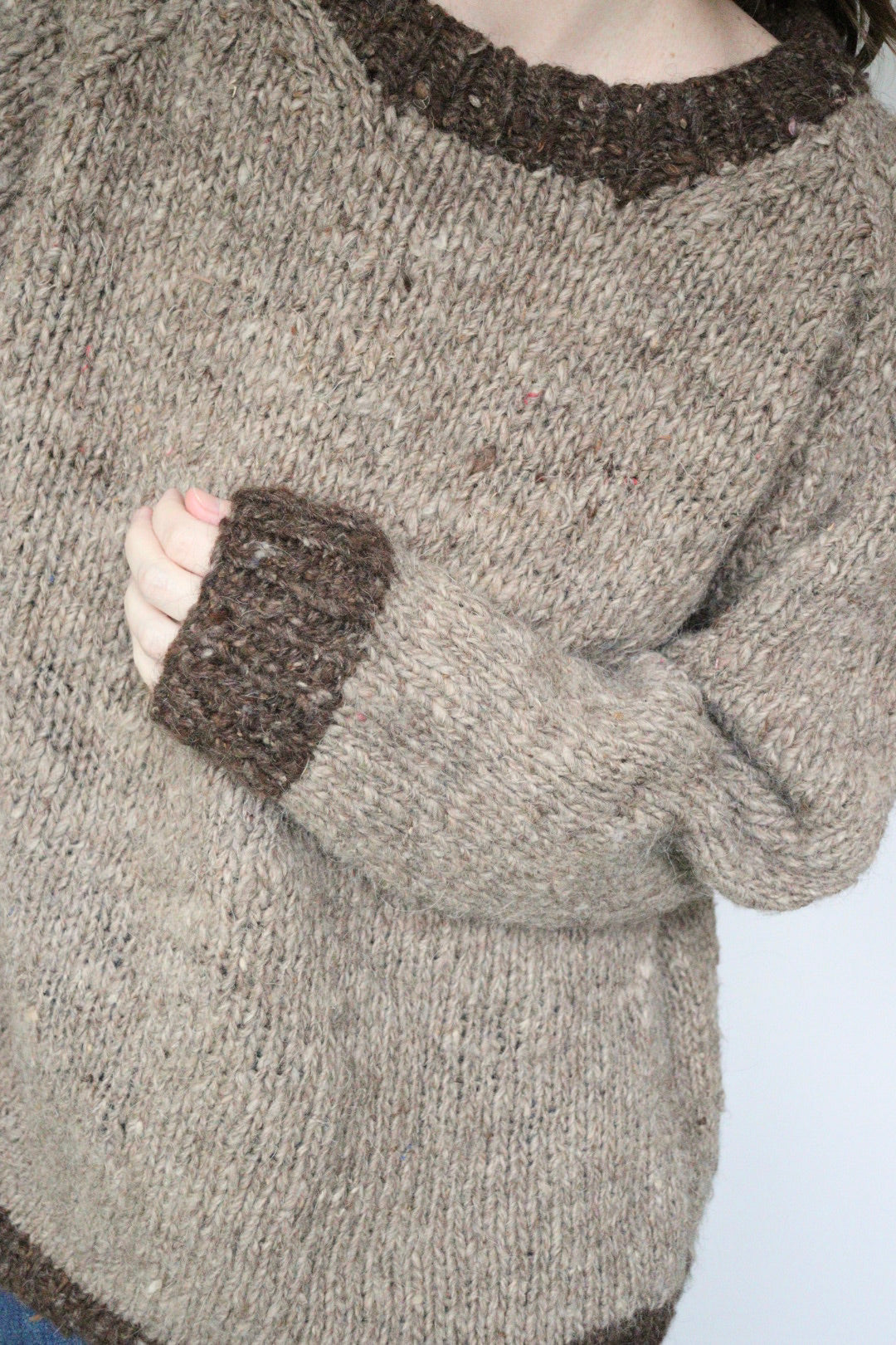The Chunky Knit - vintage knitted sweater - S up to XL
