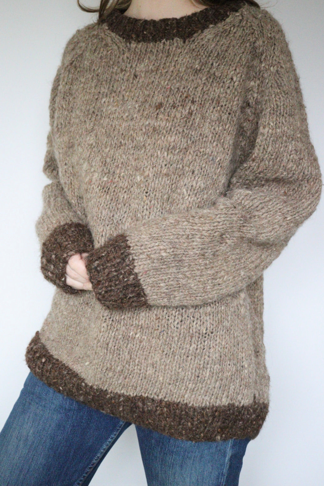 The Chunky Knit - vintage knitted sweater - S up to XL