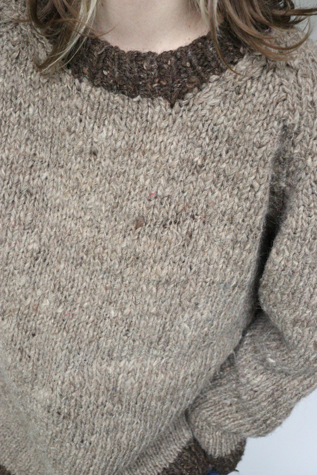 The Chunky Knit - vintage knitted sweater - S up to XL
