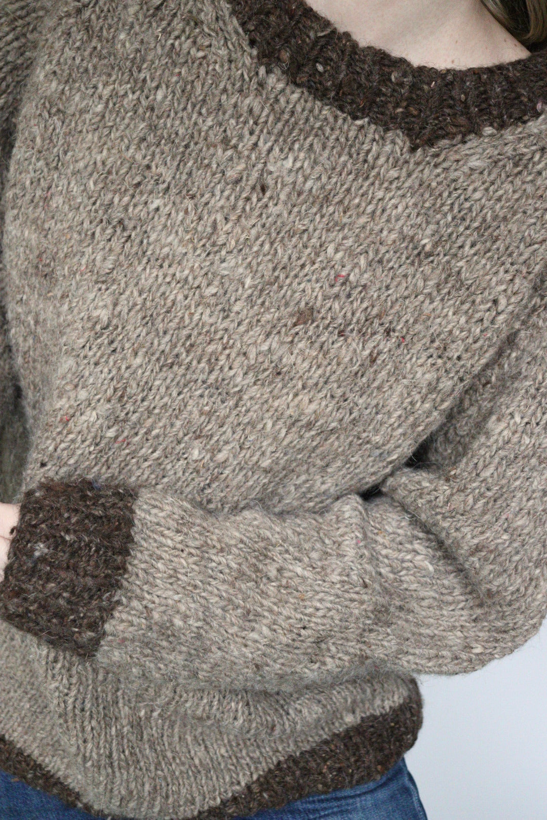 The Chunky Knit - vintage knitted sweater - S up to XL